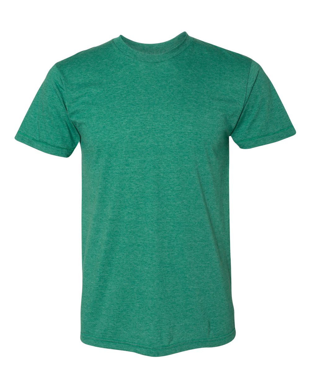 Front View of Heather Vintage Green 50/50 Tee - BB401