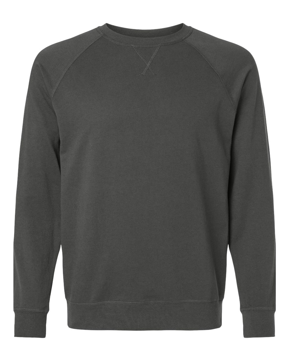 Front View of Heavy Metal Laguna Raglan Crewneck Sweatshirt - 9000