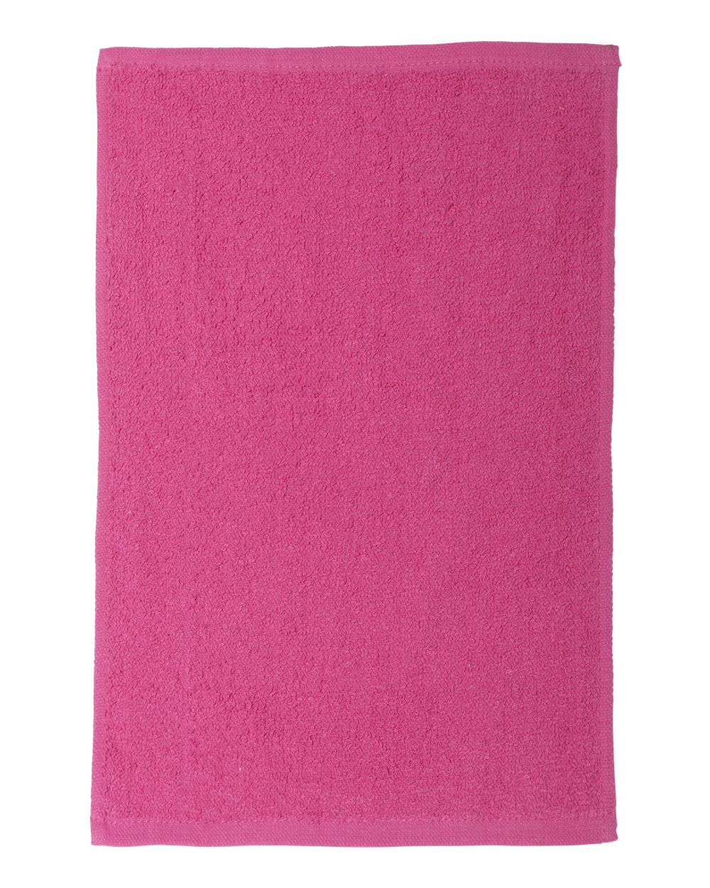 Front View of Hot Pink Budget Rally Towel - T18
