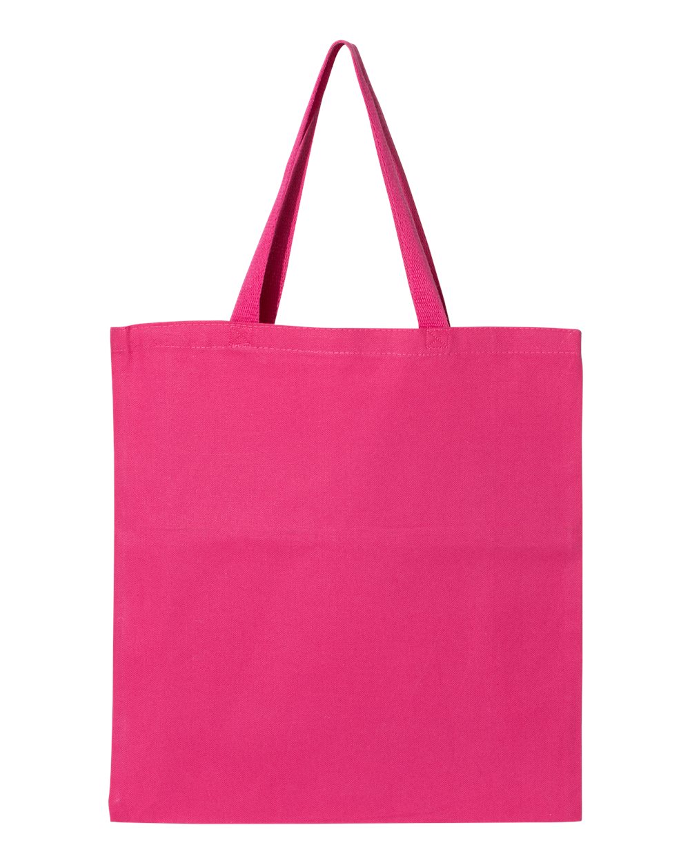 Front View of Hot Pink Promotional Tote - Q800