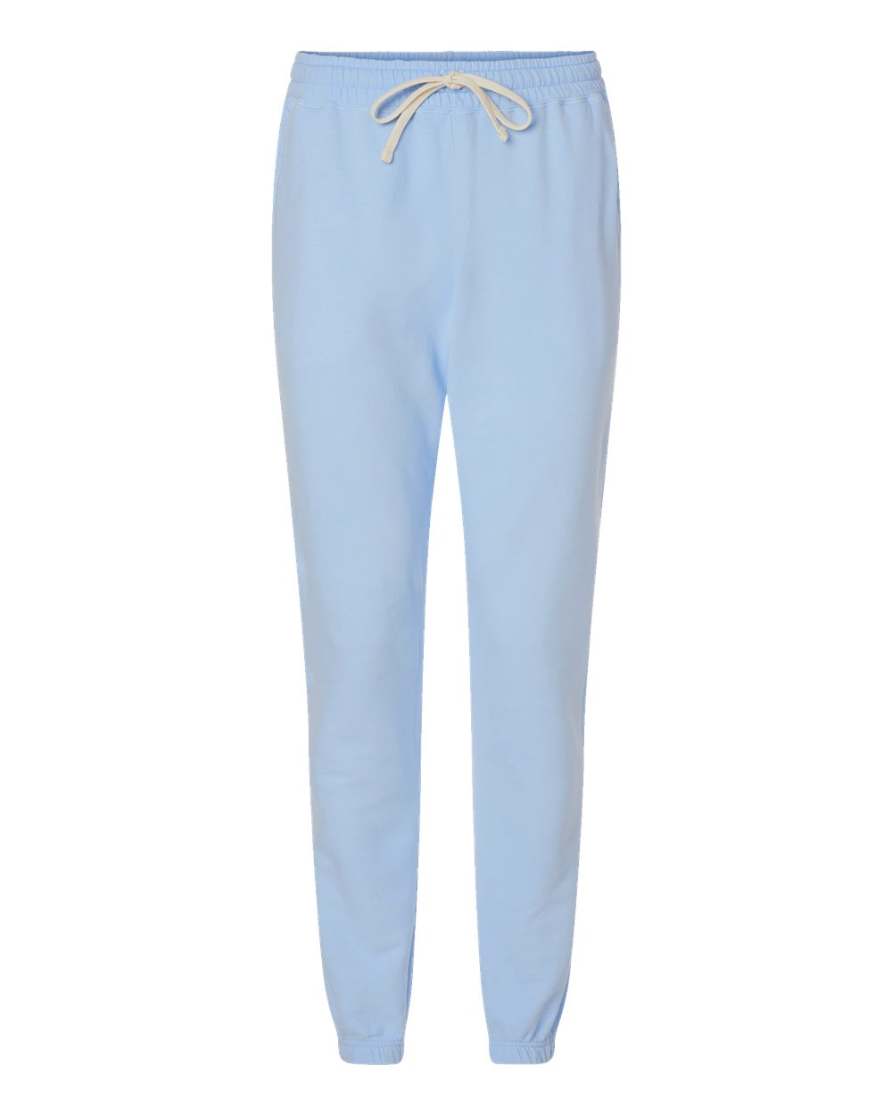 Front View of Hydrangea Garment-Dyed Lightweight Fleece Sweatpants - 1469