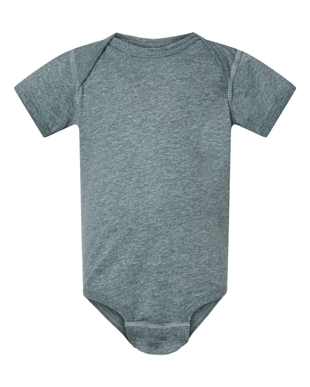 Front View of Ice Blackout Infant Fine Jersey Bodysuit - 4424