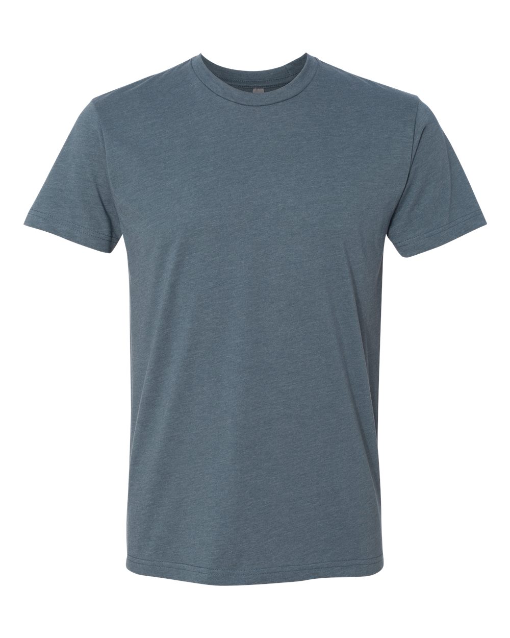 Front View of Indigo CVC T-Shirt - 6210