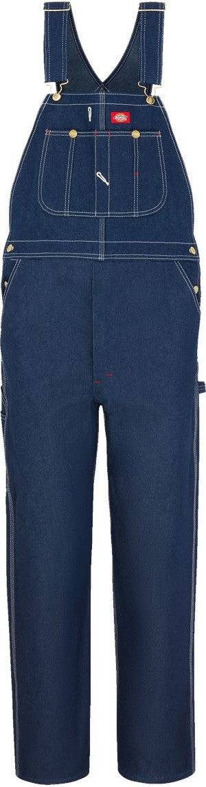 Front View of Indigo Rigid - 34I Bib Overalls - 8329