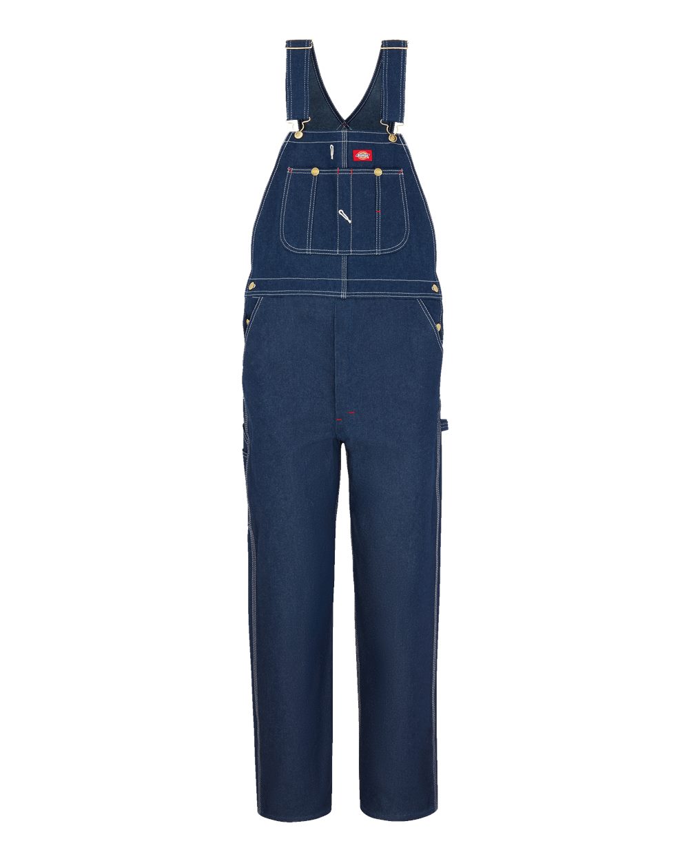 Front View of Indigo Rigid - 34I Bib Overalls - Extended Sizes - 8329EXT