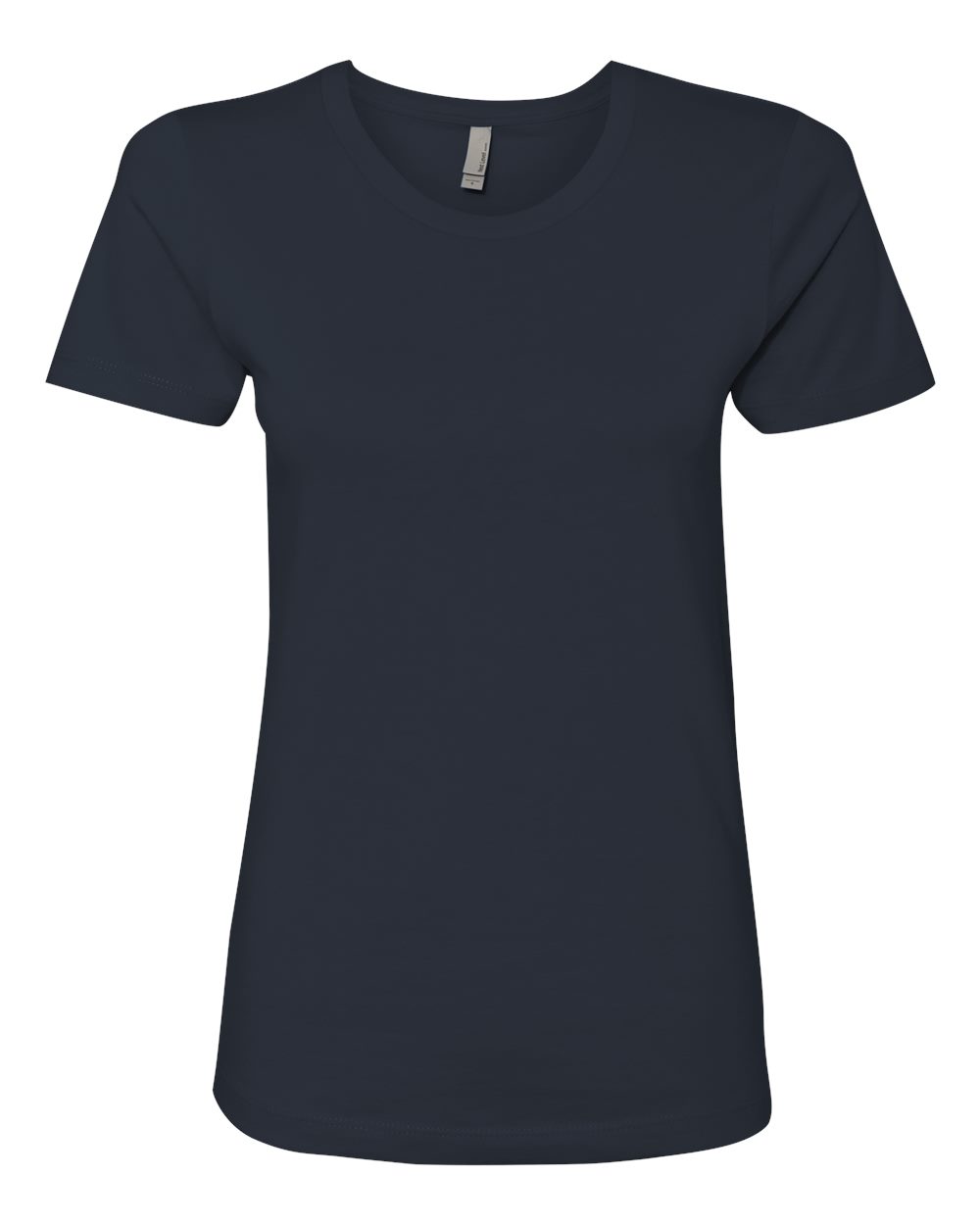 Front View of Indigo Women’s Cotton T-Shirt - 3900