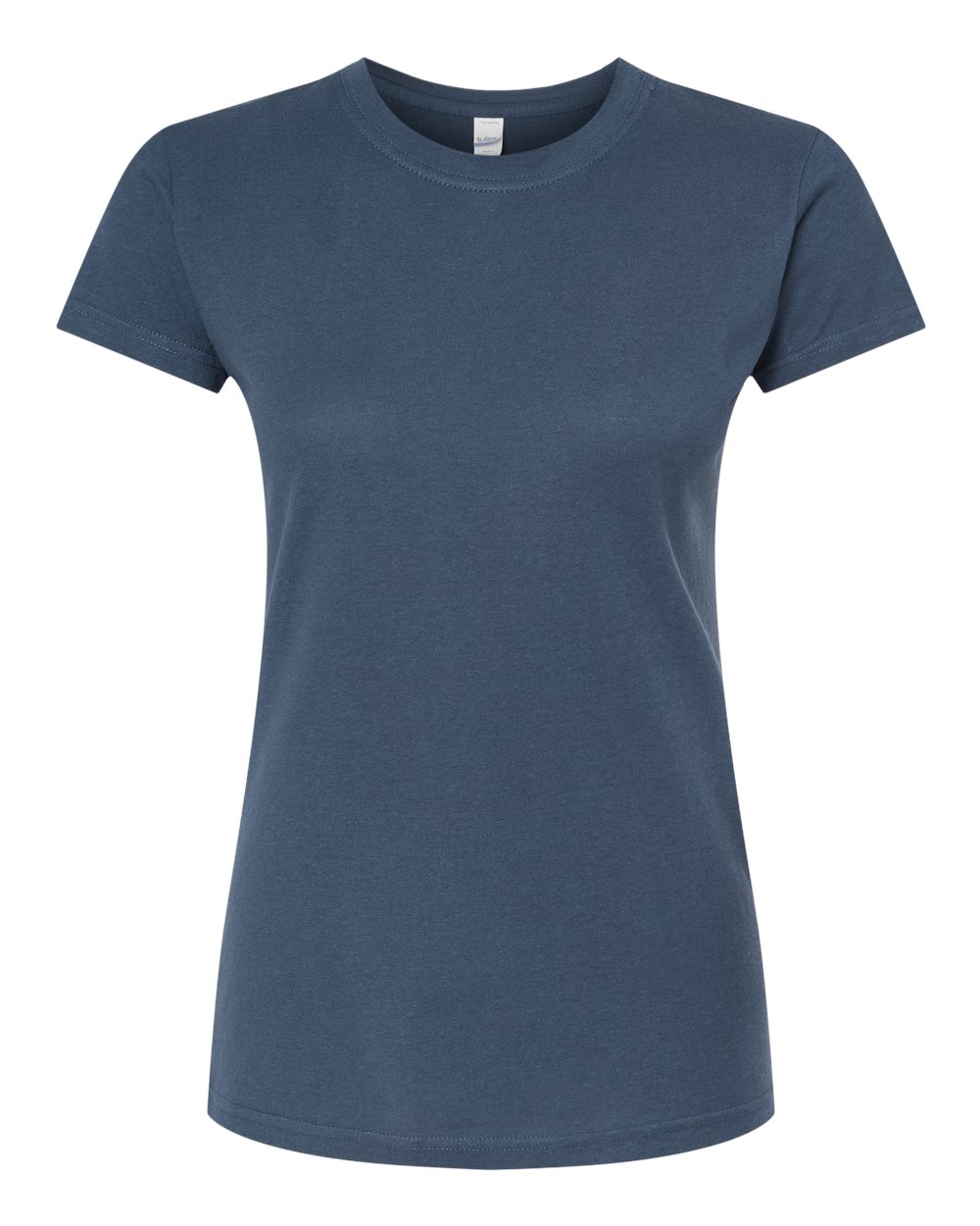 Front View of Indigo Women's Fine Jersey Slim Fit T-Shirt - 213