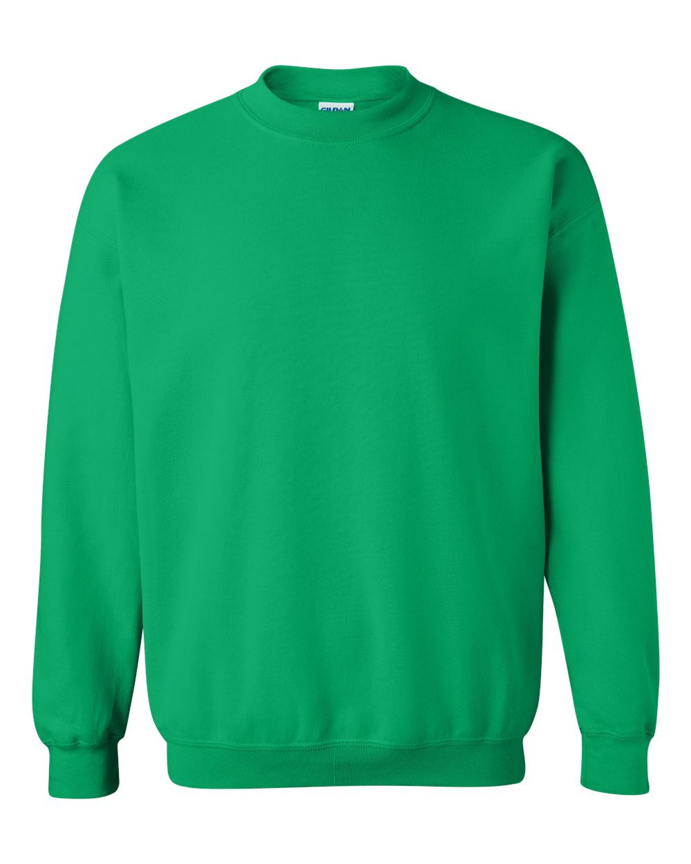 Front View of Irish Green Heavy Blend™ Crewneck Sweatshirt - 18000