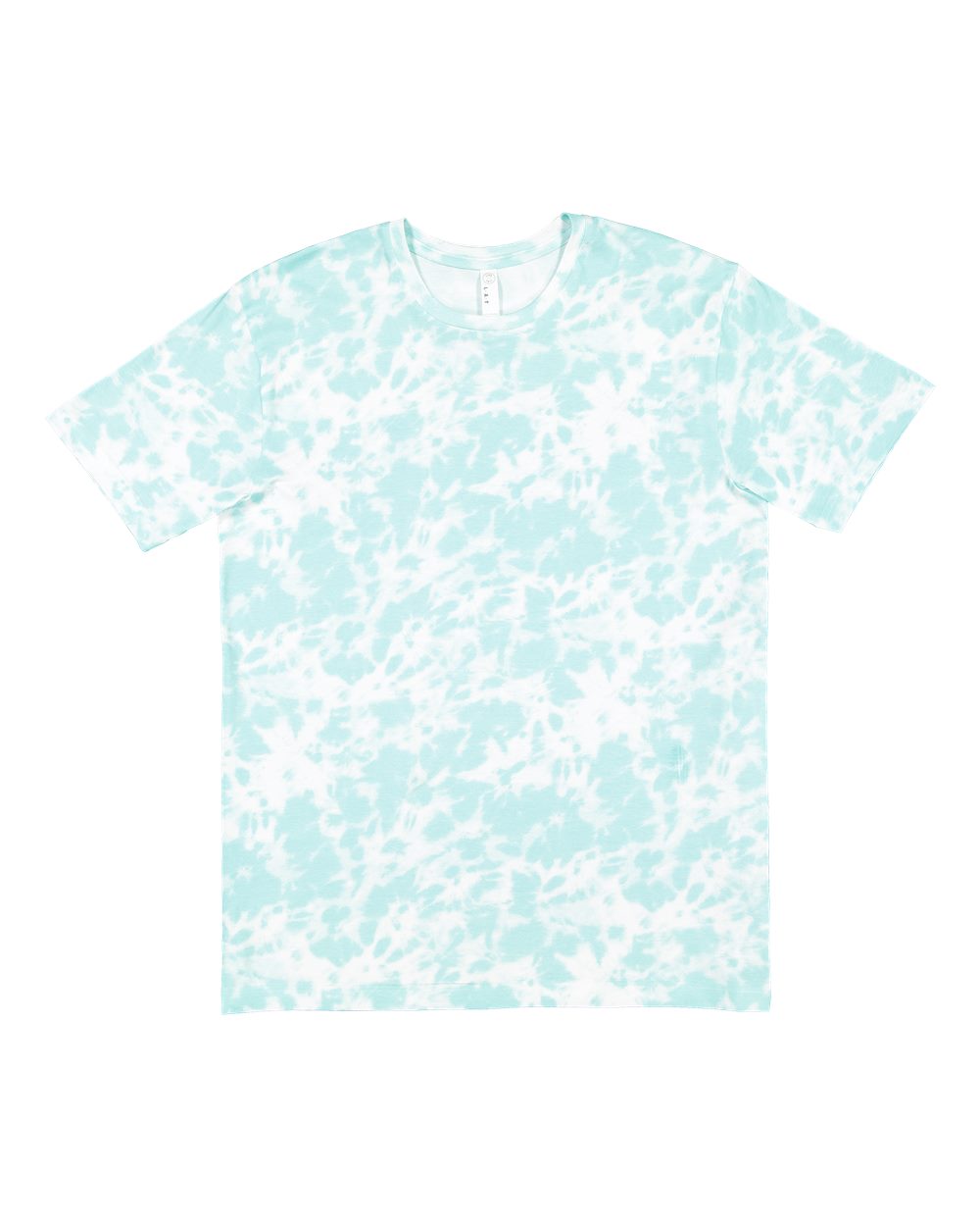 Front View of Island Tie Dye Fine Jersey Tee - 6901