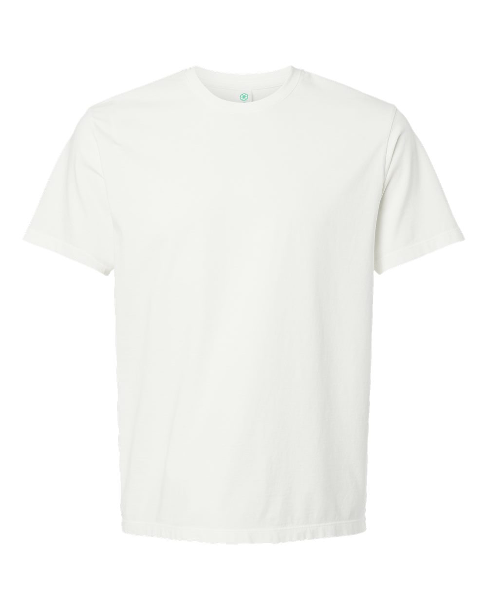 Front View of Ivory Organic T-Shirt - 400
