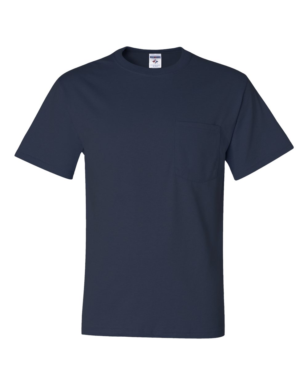 J. Navy Dri-Power® 50/50 Pocket T-Shirt - 29MPR