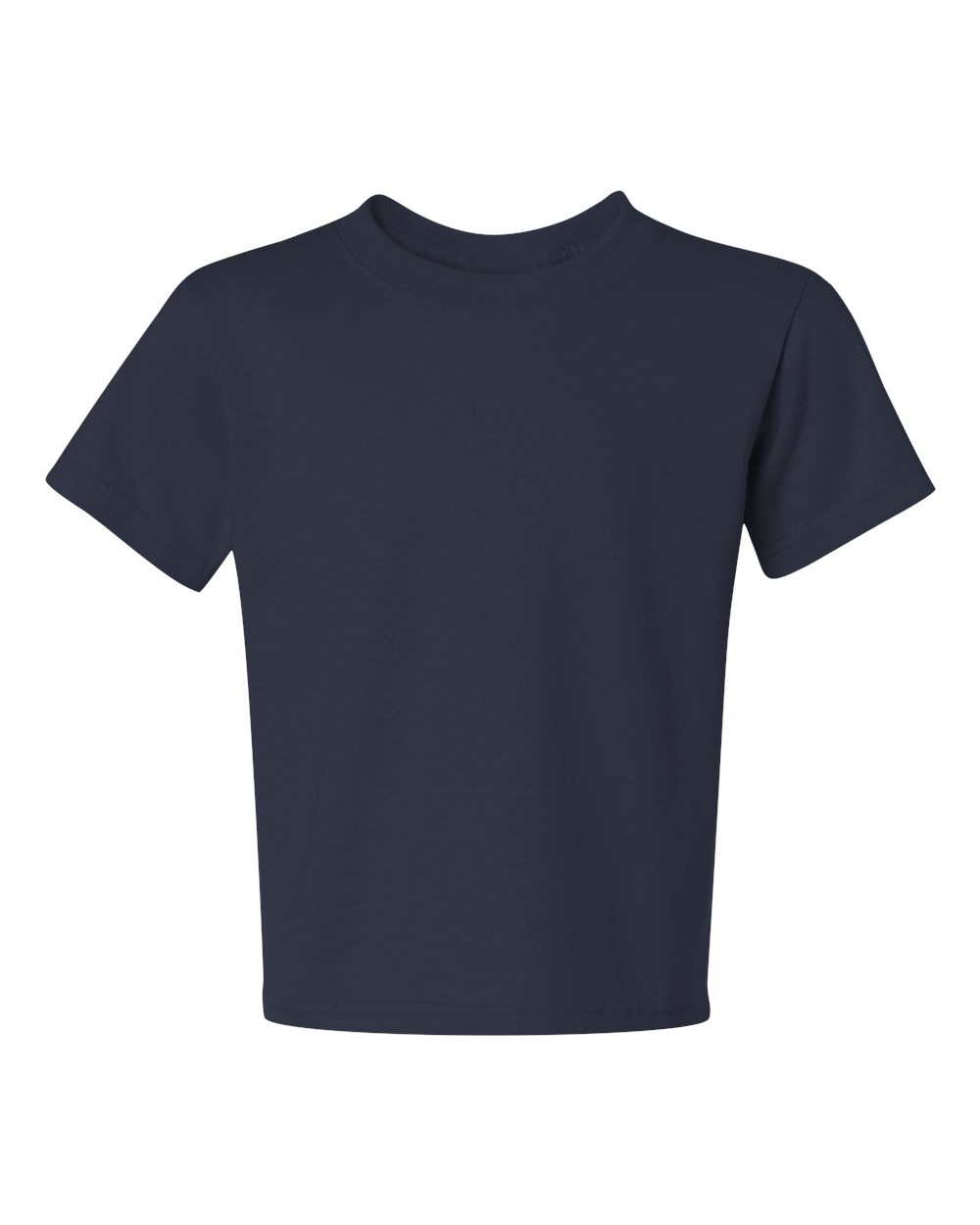 Front View of J. Navy Dri-Power® Youth 50/50 T-Shirt - 29BR