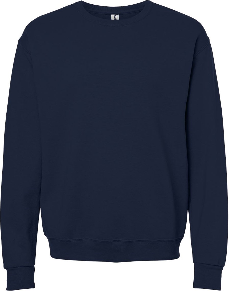 Front View of J. Navy Ultimate CVC Crewneck Sweatshirt - IC48MR