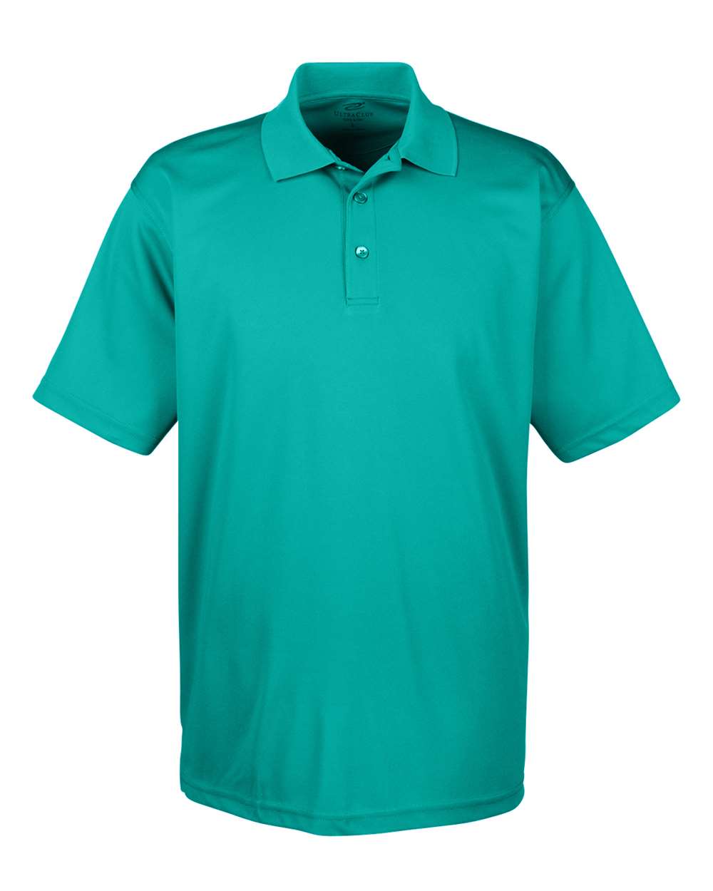 Front View of Jade Men's Cool & Dry Mesh Piqué Polo - 8210