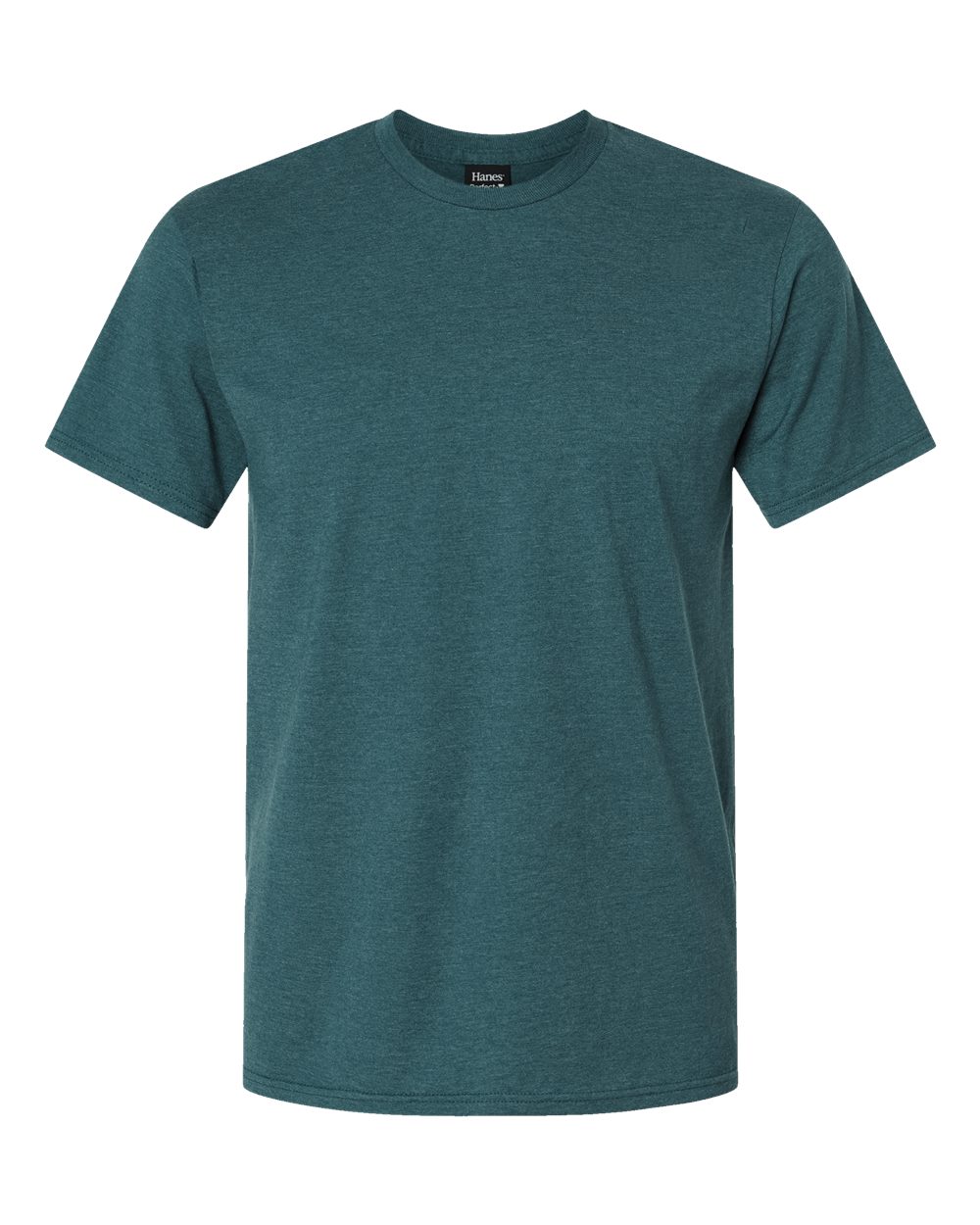 Front View of Jade Pine Heather Perfect-T T-Shirt - 4980