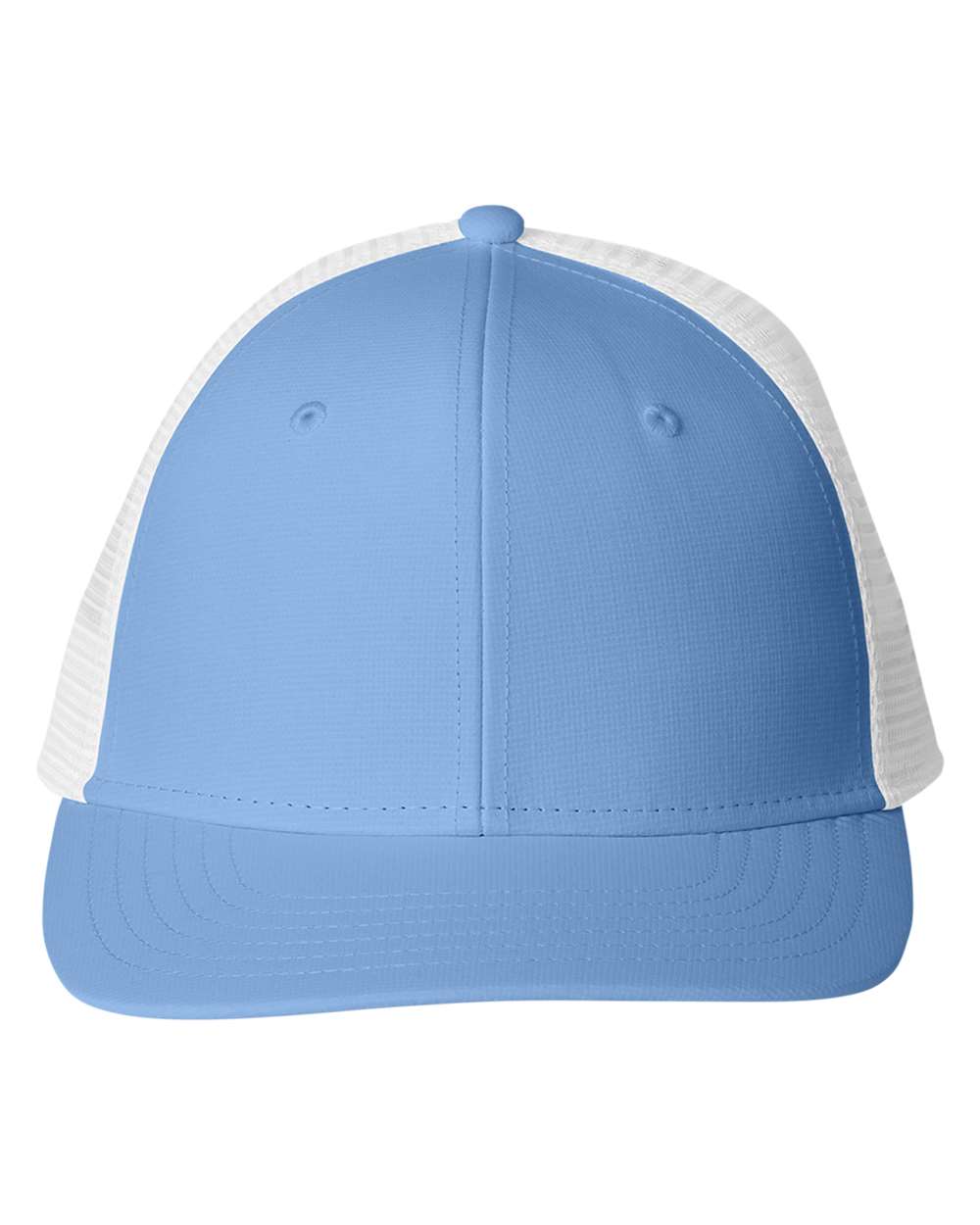 Front View of Jake Blue Performance Trucker Cap - F001779