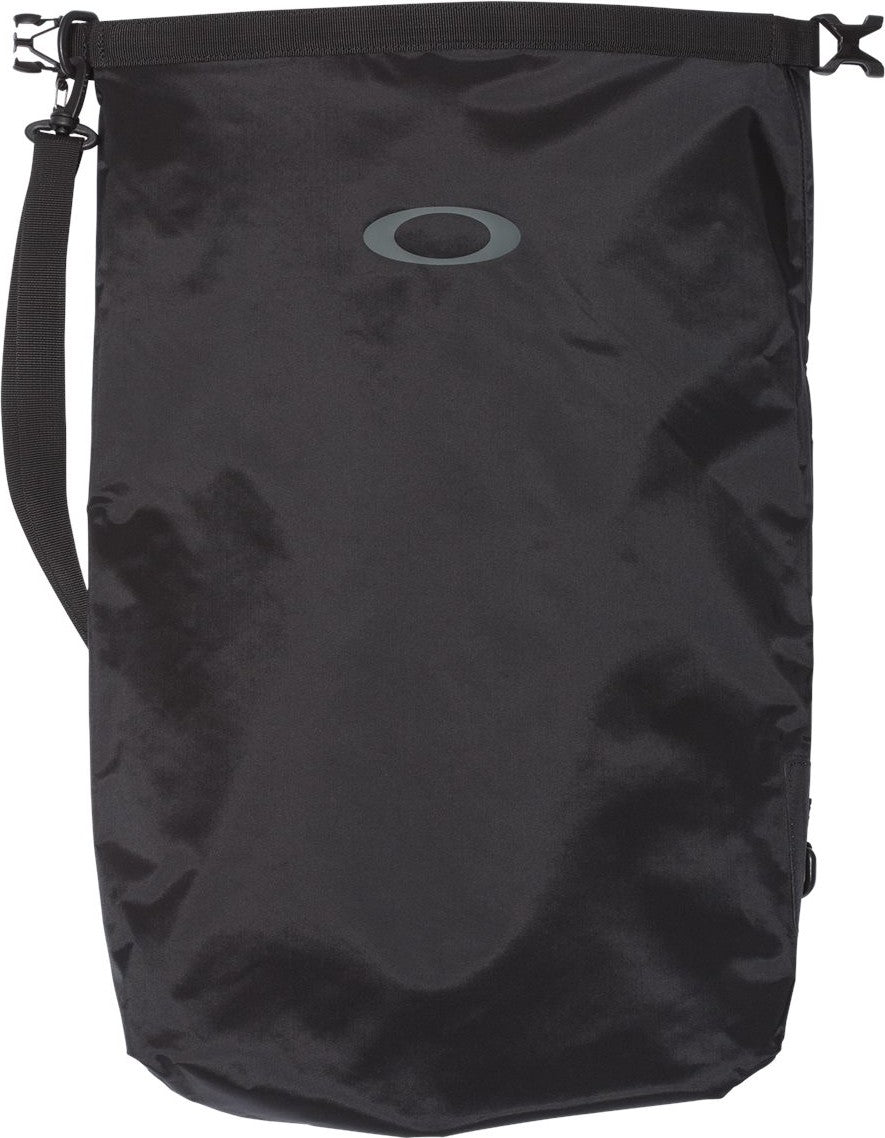 Front View of Jet Black 22L Dry Bag - FOS901101