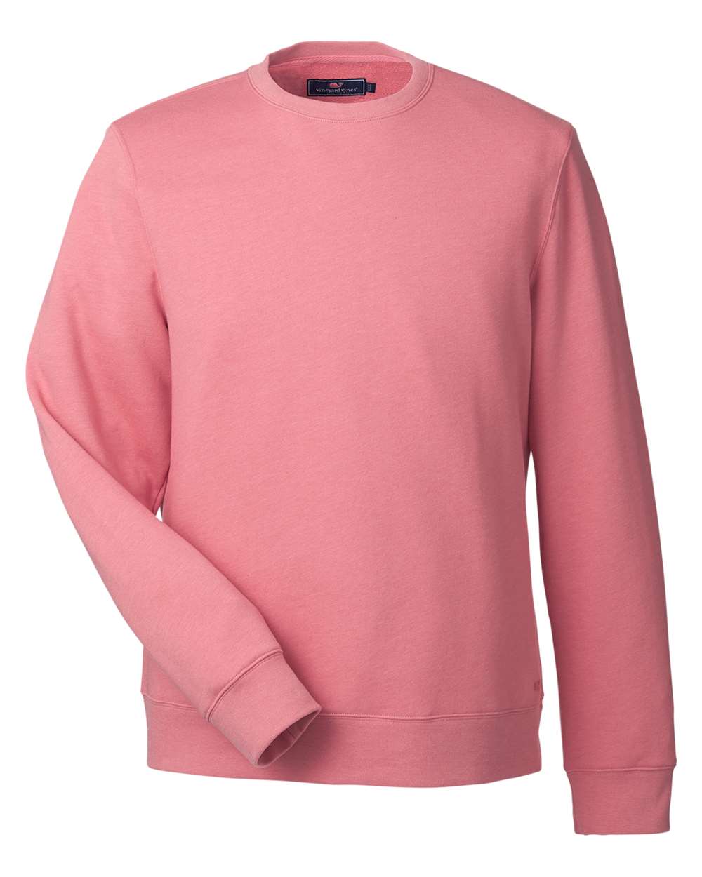 Front View of Jetty Red Garment-Dyed Crew - K002711