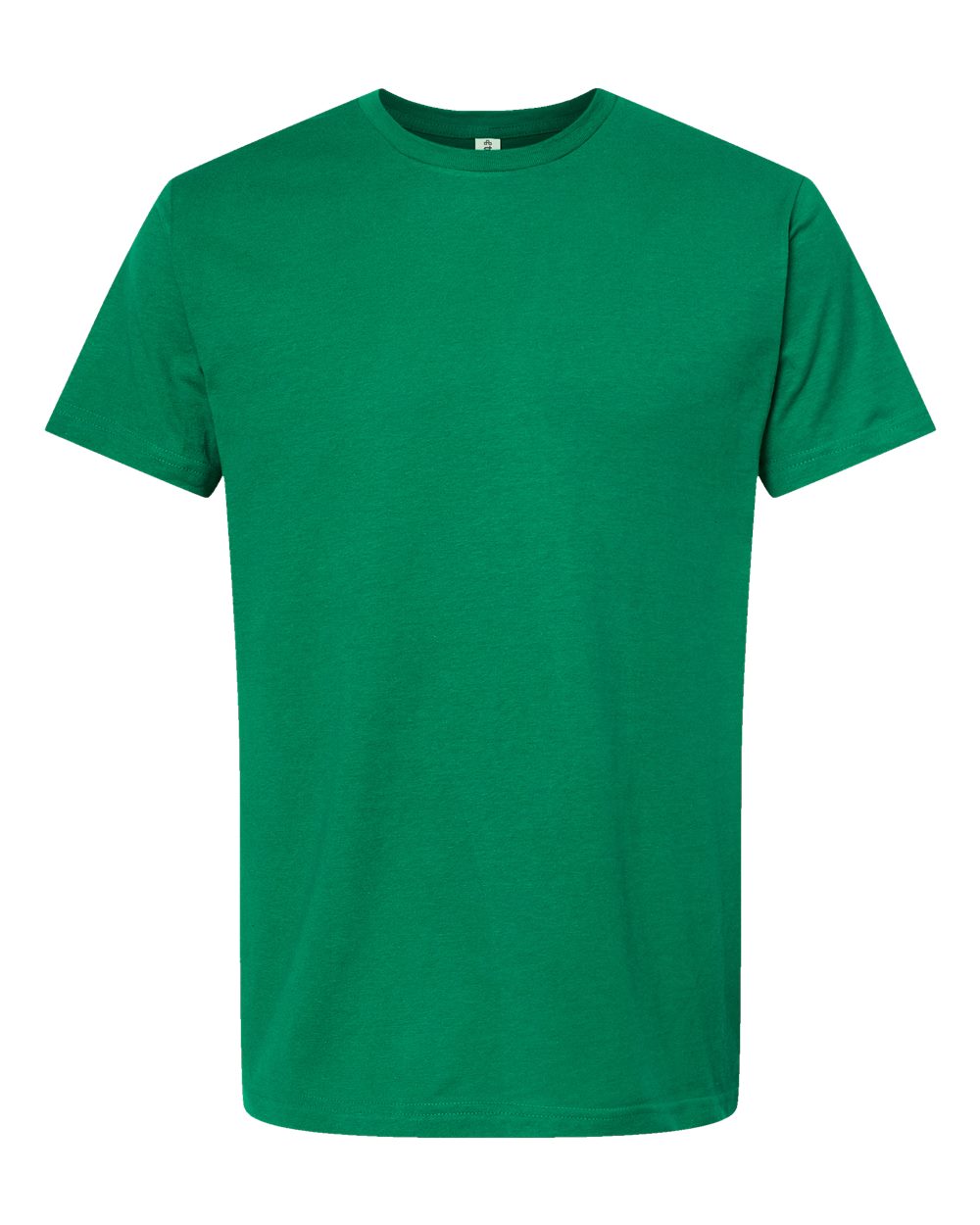 Front View of Kelly Green Fine Jersey T-Shirt - 202