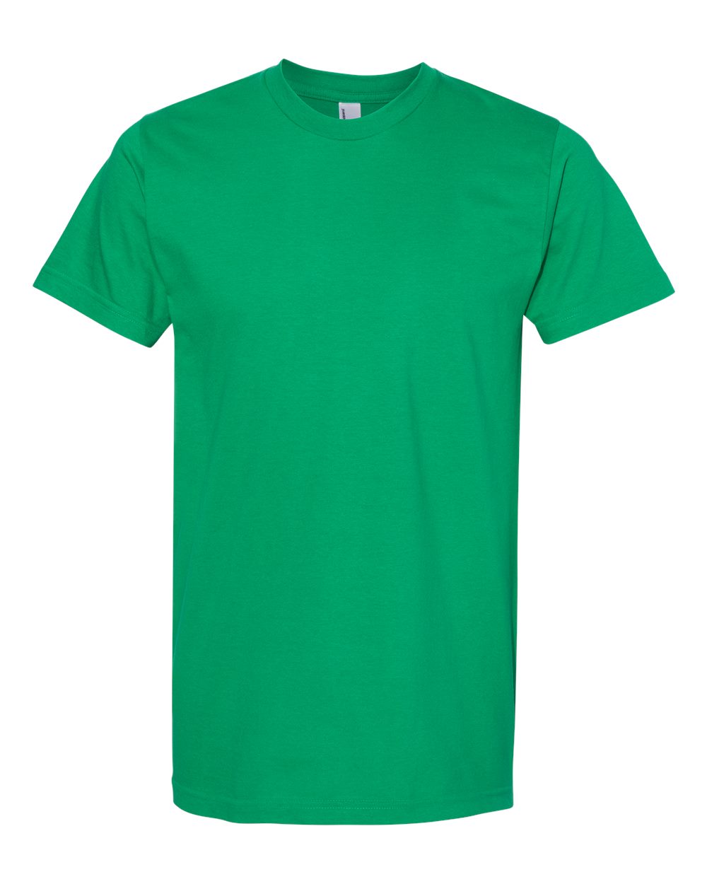 Front View of Kelly Green Fine Jersey Tee - 2001