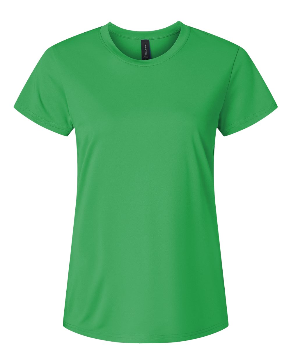 Front View of Kelly Green Pro-Lock Women's Performance T-Shirt - 48000L