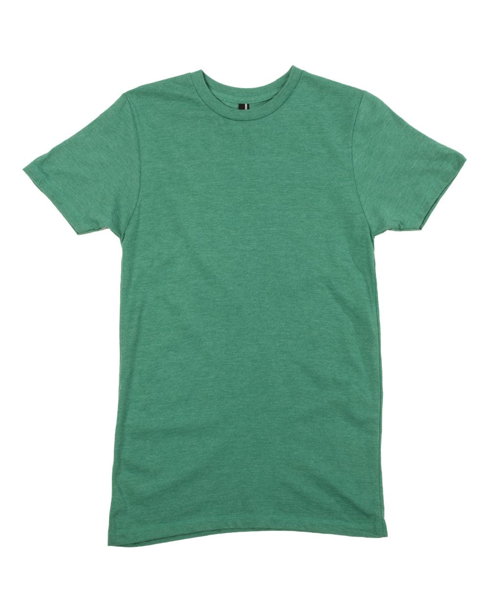 Front View of Kelly Heather Unisex Premium Cotton Blend T-Shirt - 6200
