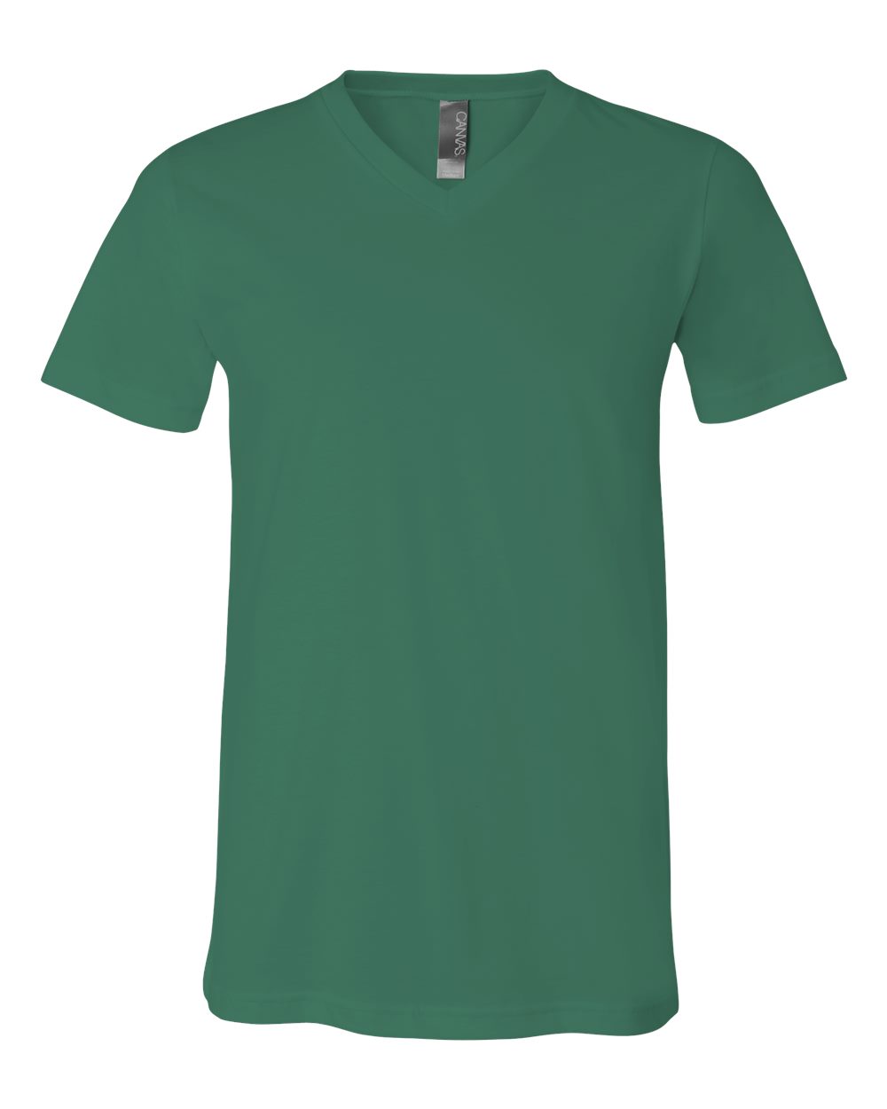 Front View of Kelly Jersey V-Neck Tee - 3005