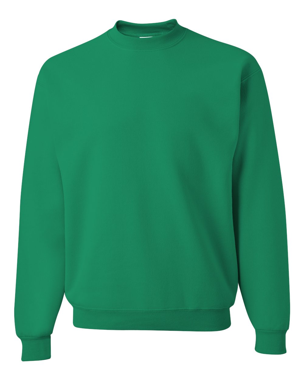 Front View of Kelly NuBlend® Crewneck Sweatshirt - 562MR