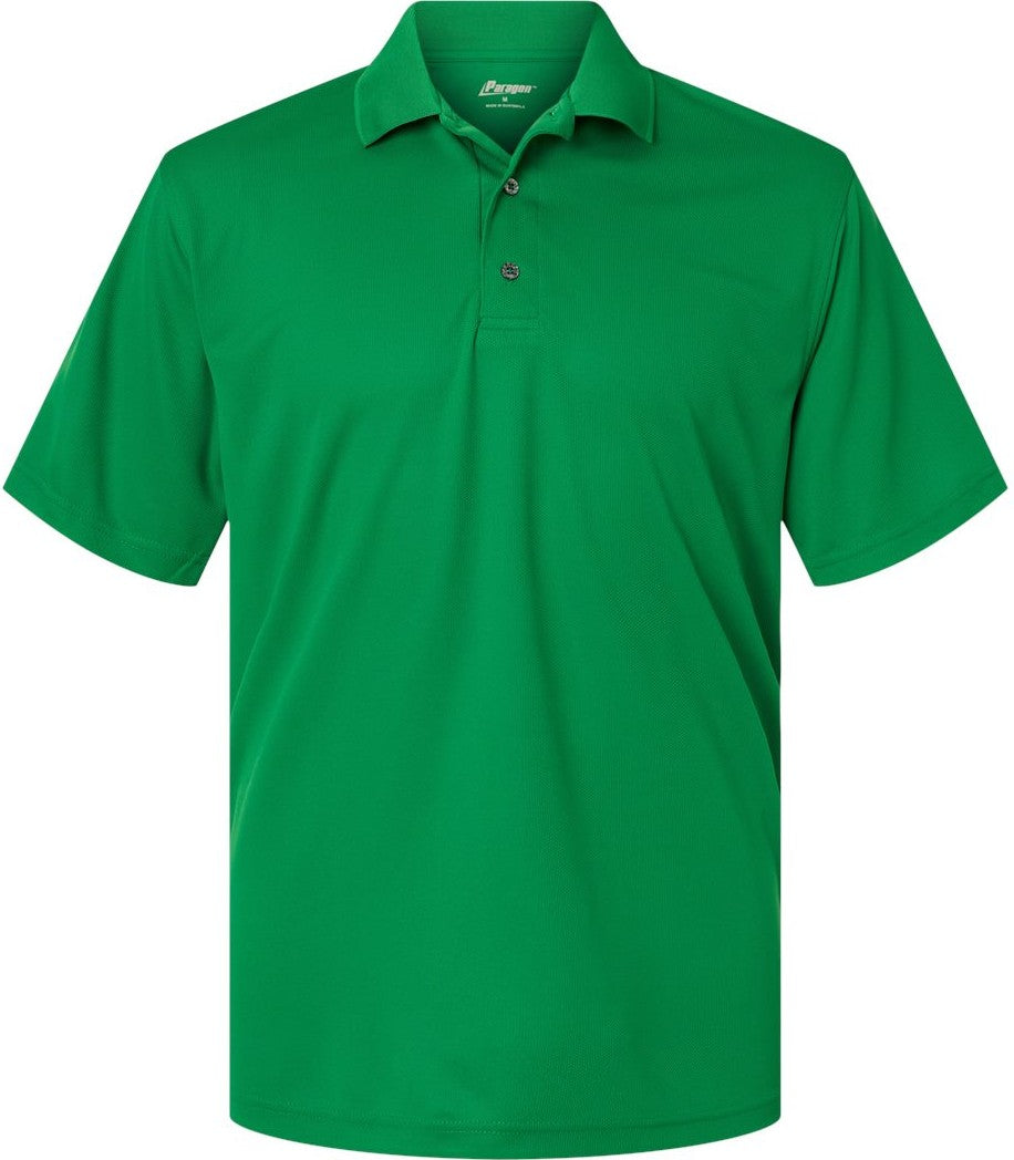 Front View of Kelly Saratoga Performance Mini Mesh Polo - 100