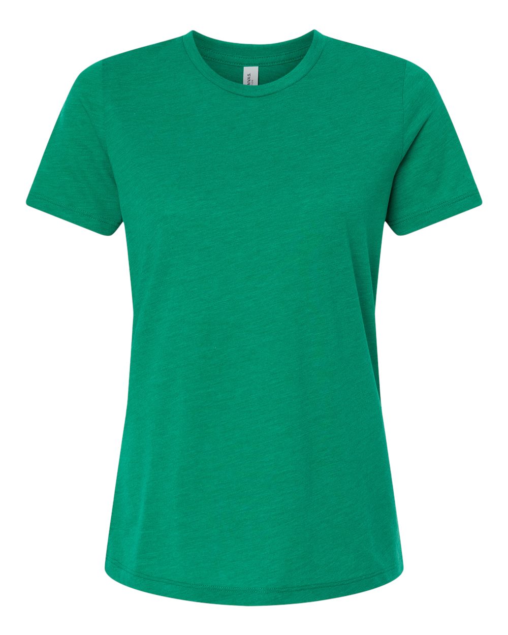Front View of Kelly Triblend Women’s Relaxed Fit Triblend Tee - 6413