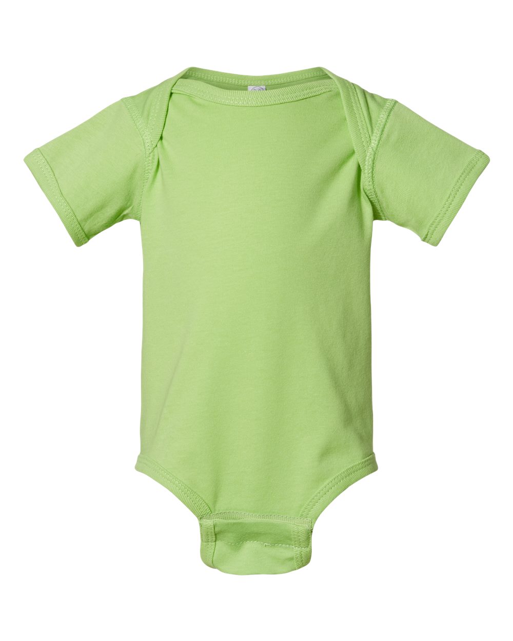 Front View of Key Lime Infant Fine Jersey Bodysuit - 4424