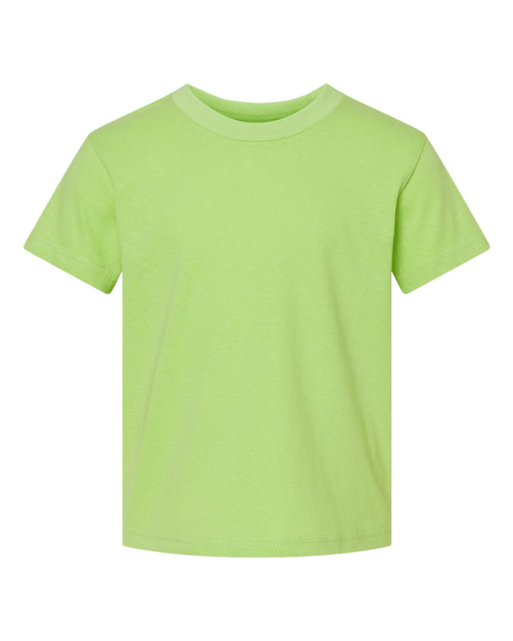 Front View of Key Lime Juvy Youth Short Sleeve T-Shirt - 3301J