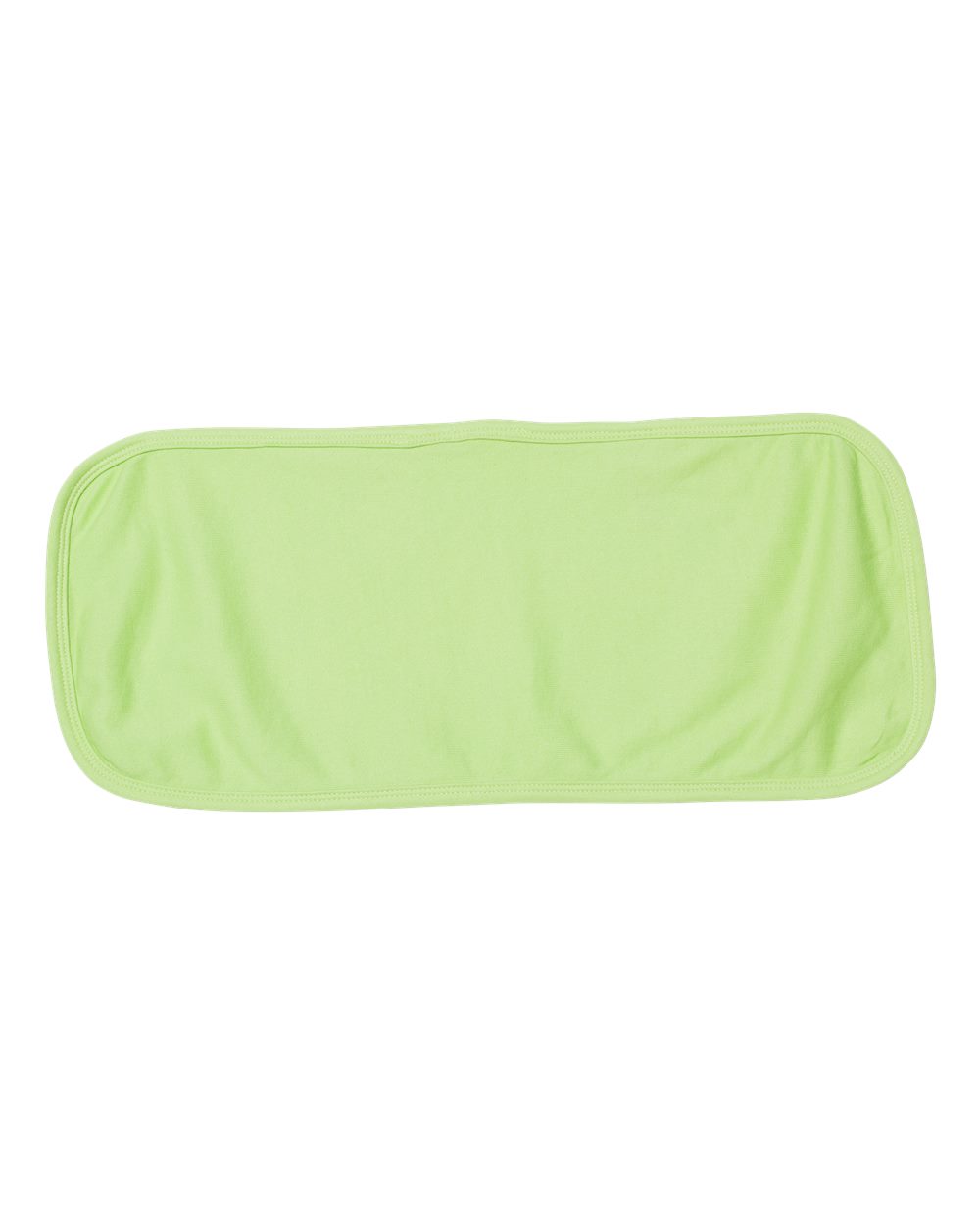 Front View of Key Lime Terry Burp Cloth - 1014