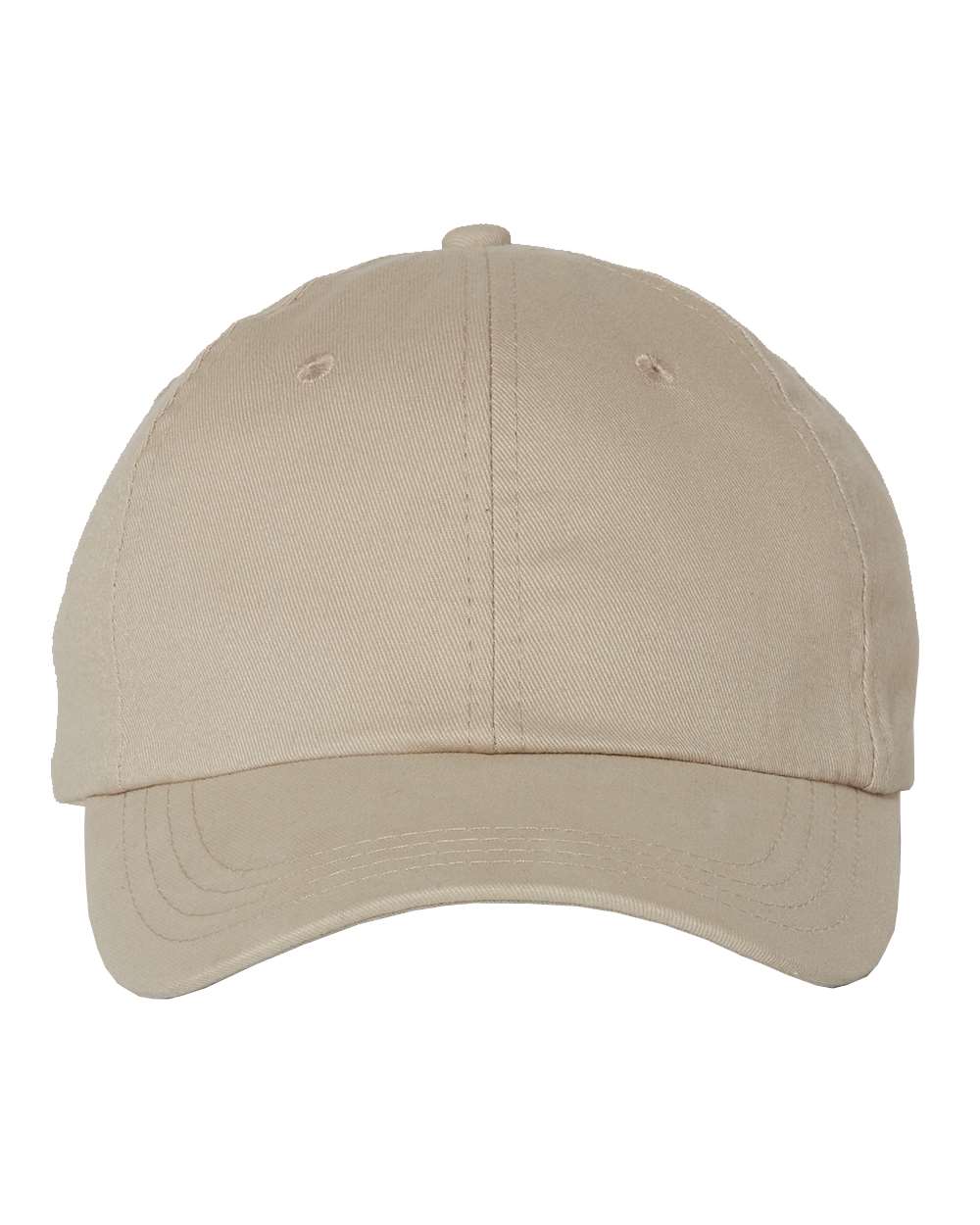 Front View of Khaki Econ Cap - 6440