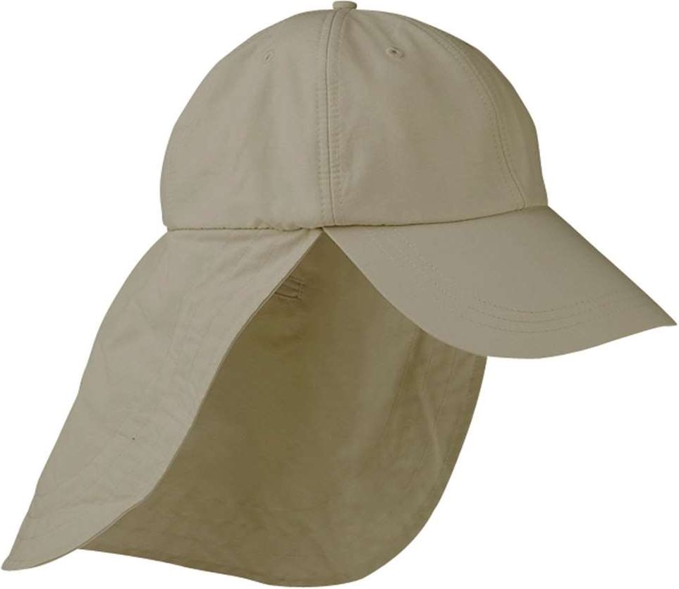 Front View of Khaki Extreme Outdoor Cap - EOM101