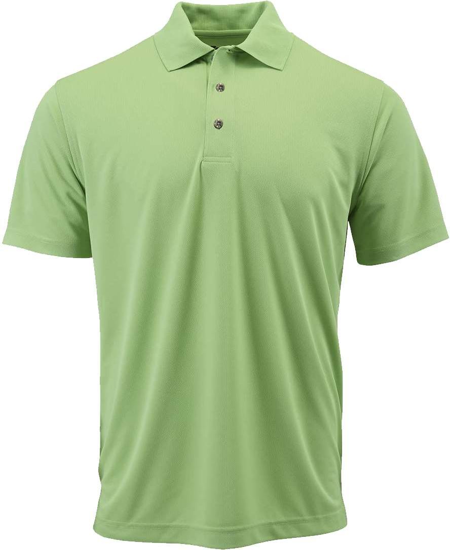 Front View of Kiwi Youth Saratoga Performance Mini Mesh Polo - 108Y