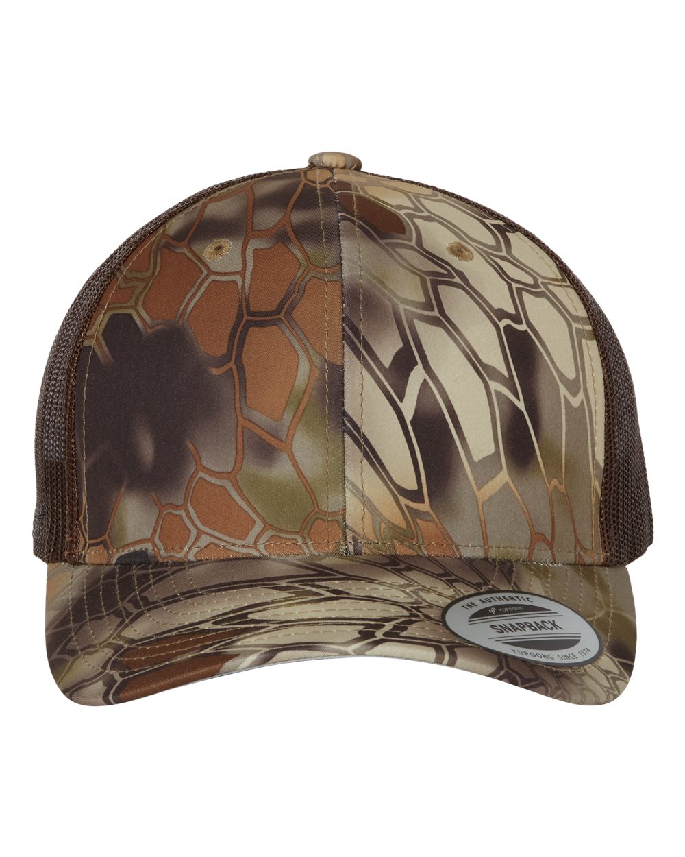 Front View of Kryptek Highlander Retro Trucker Cap - 6606