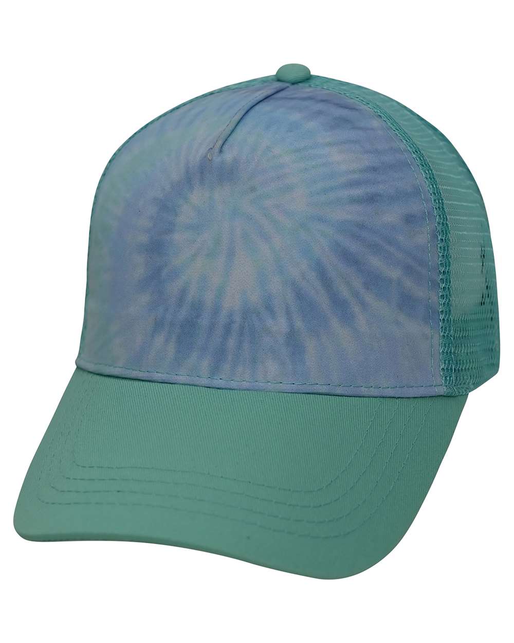 Front View of Lagoon Trucker Cap - CD9200