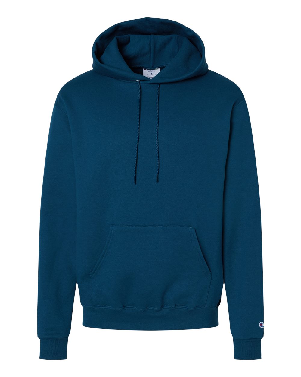 Front View of Late Night Blue Powerblend® Hooded Sweatshirt - S700