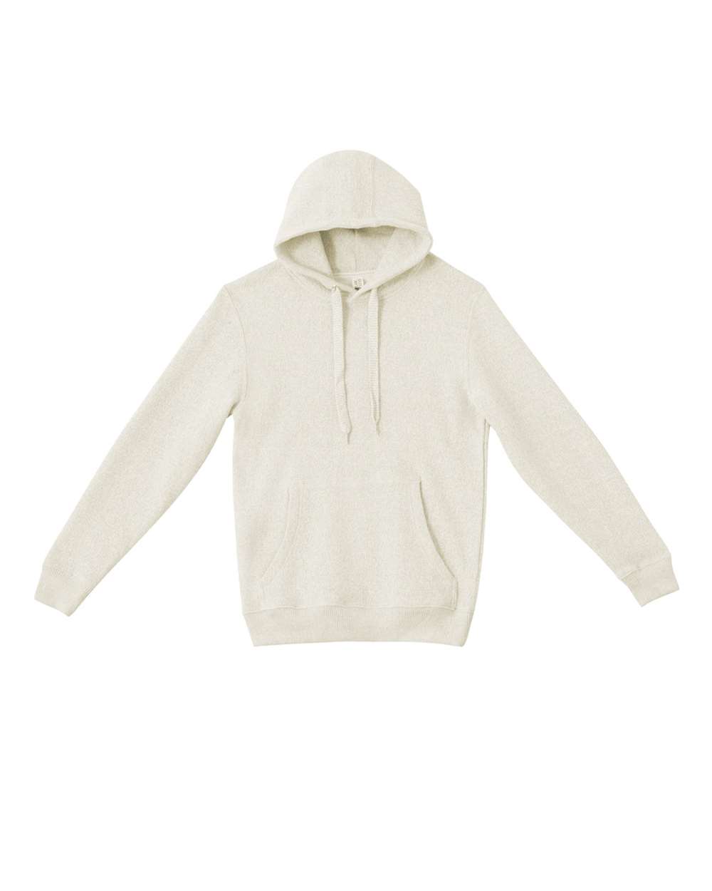 Front View of Latte Nantucket Hooded Sweatshirt - LS11001