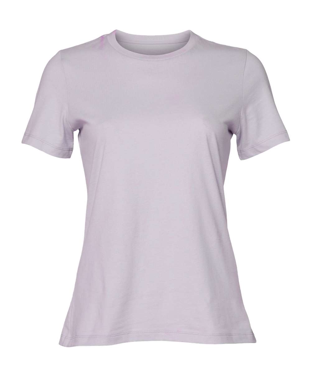 Front View of Lavender Dust Women’s Relaxed Jersey Tee - 6400