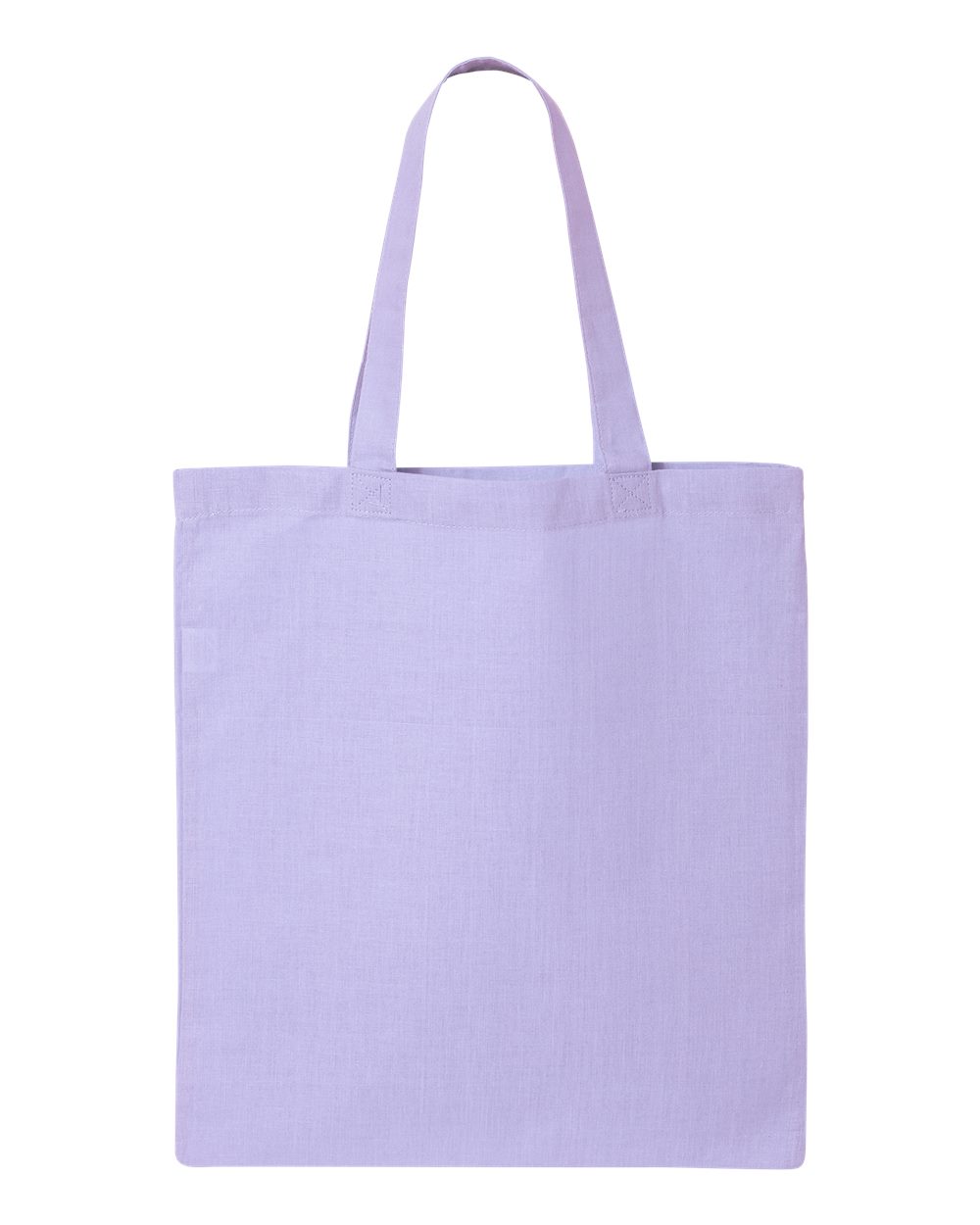 Front View of Lavender Economical Tote - QTB