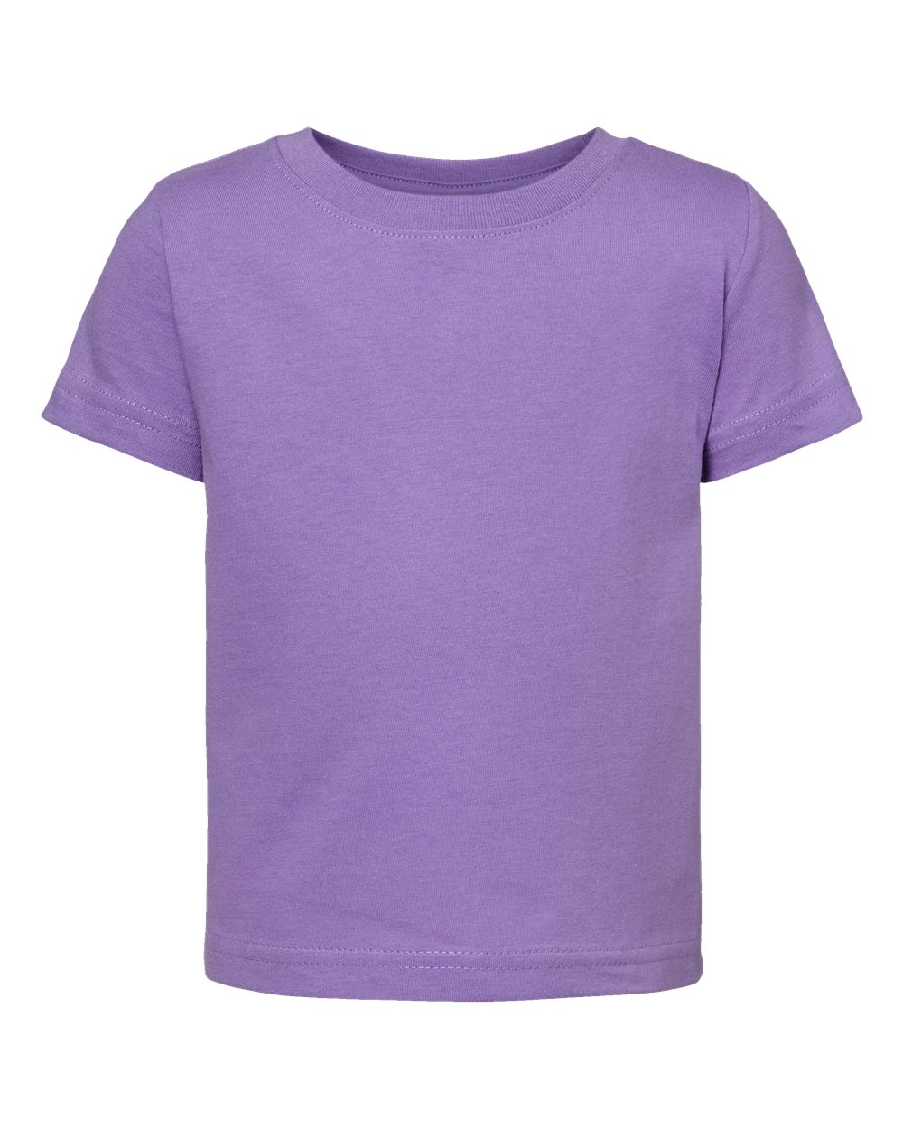 Front View of Lavender Infant Fine Jersey Tee - 3322