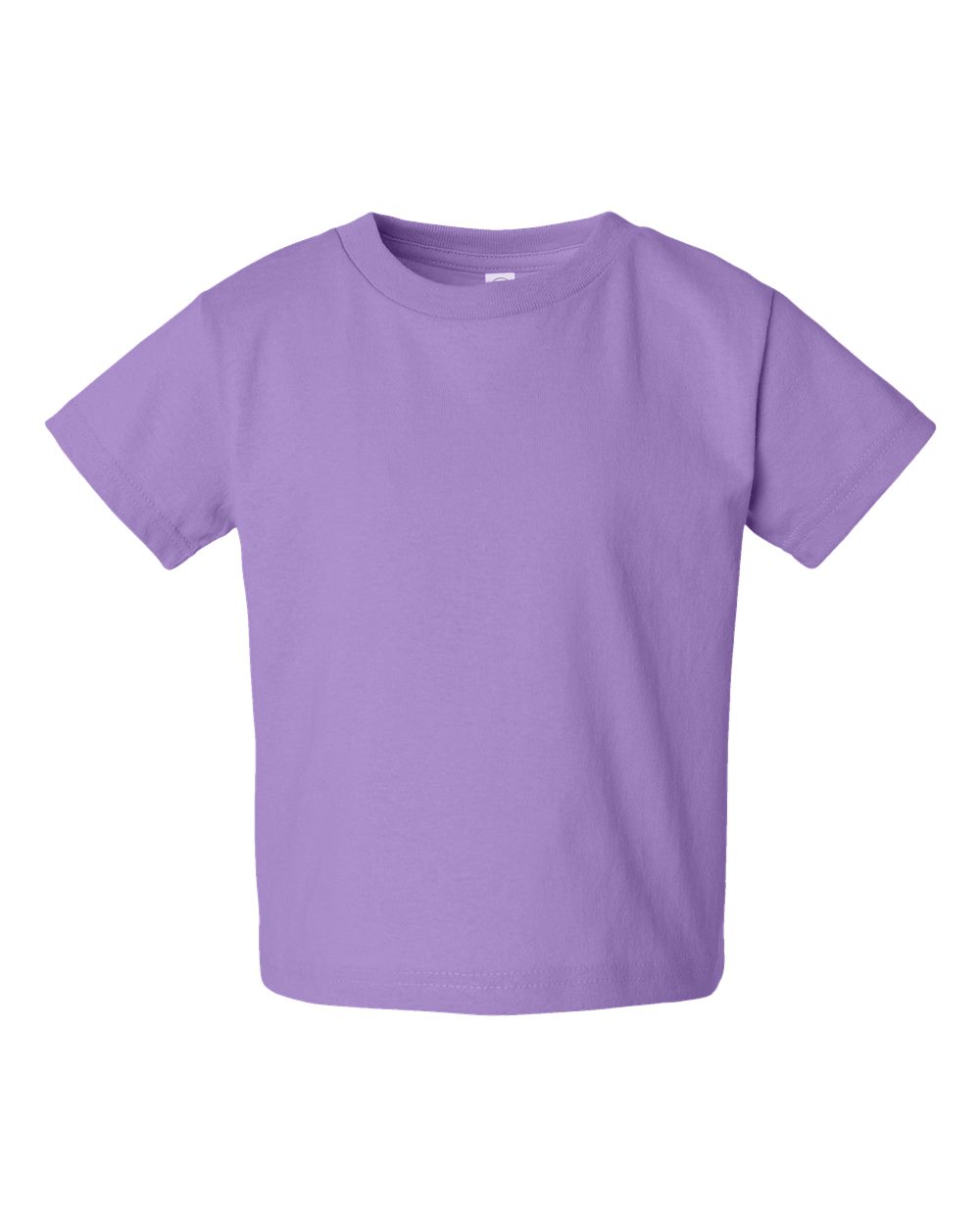 Front View of Lavender Juvy Youth Short Sleeve T-Shirt - 3301J