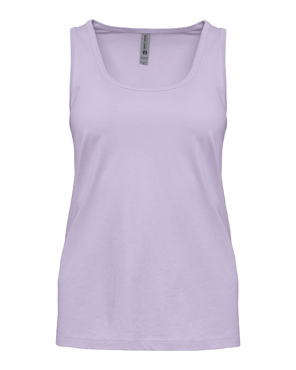 Front View of Lavender Women's Cotton Tank - 3933