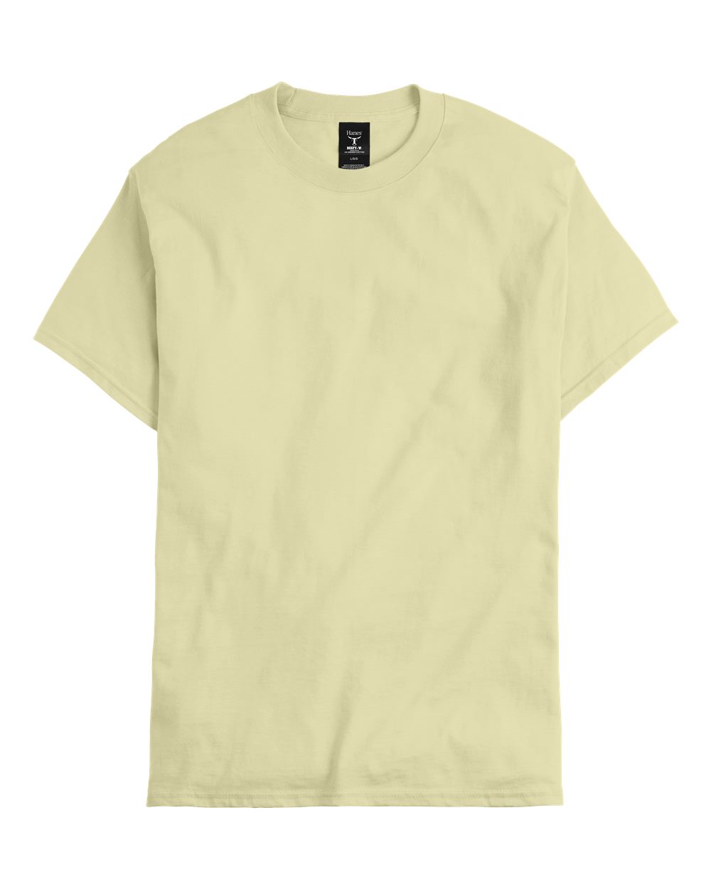 Front View of Lemon Meringue Beefy-T® T-Shirt - 5180