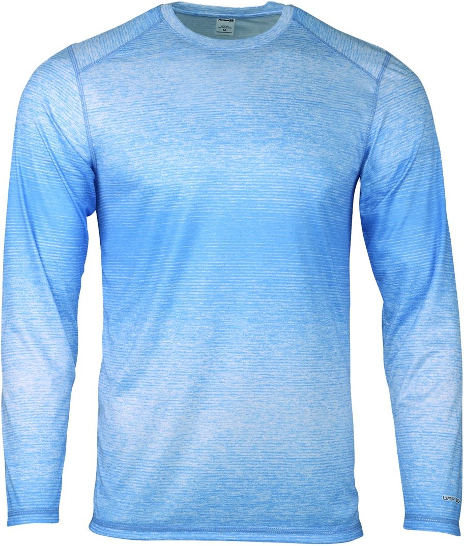 Light Blue Mirage Performance Long Sleeve T-Shirt - 234
