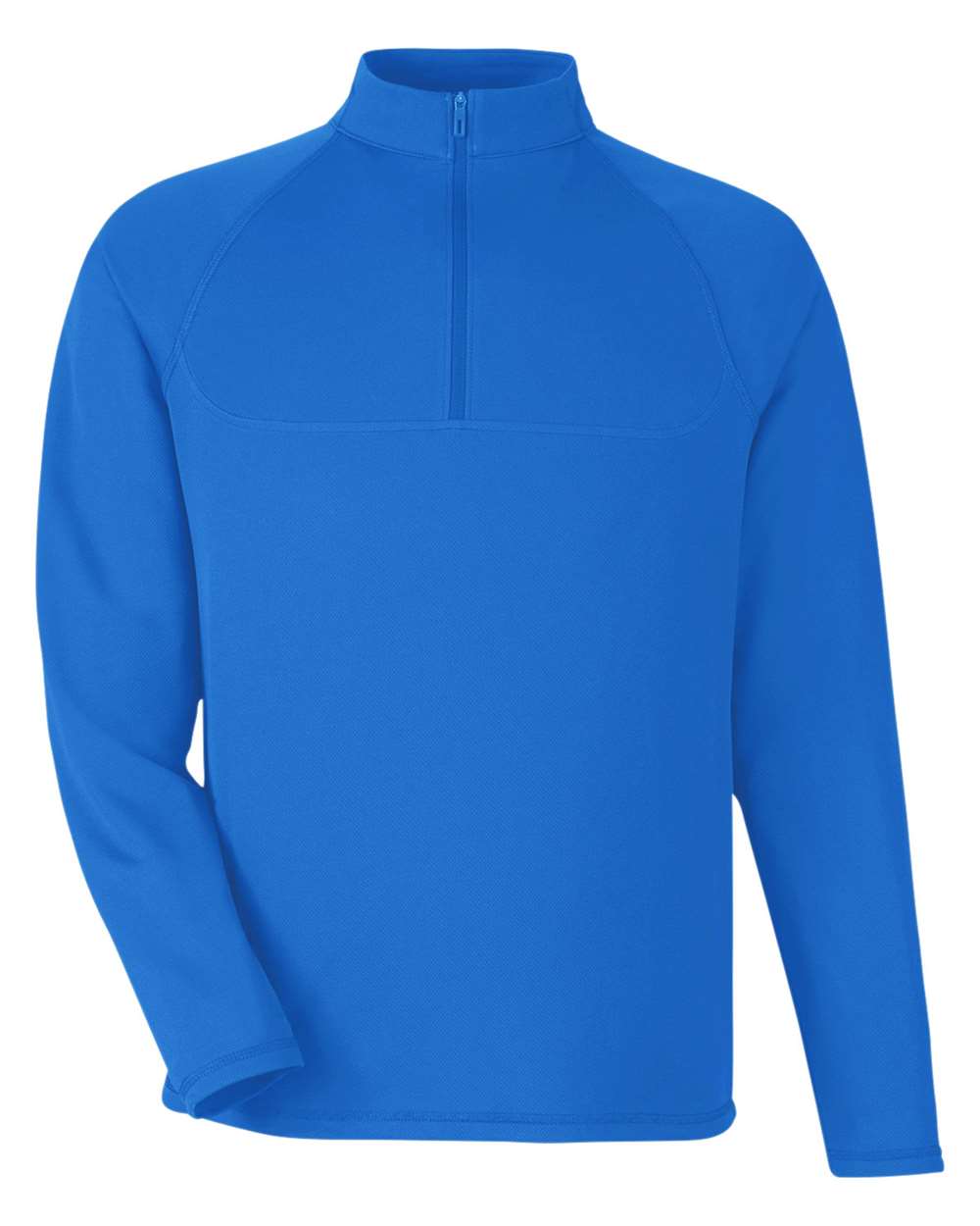 Front View of Light Nautical Blue Men's Revive Coolcore® Quarter-Zip Pullover - NE410