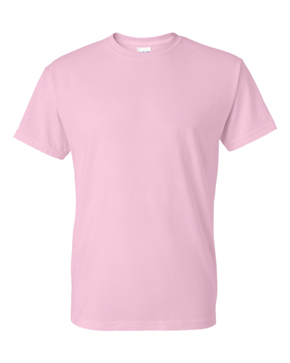Front View of Light Pink DryBlend® T-Shirt - 8000
