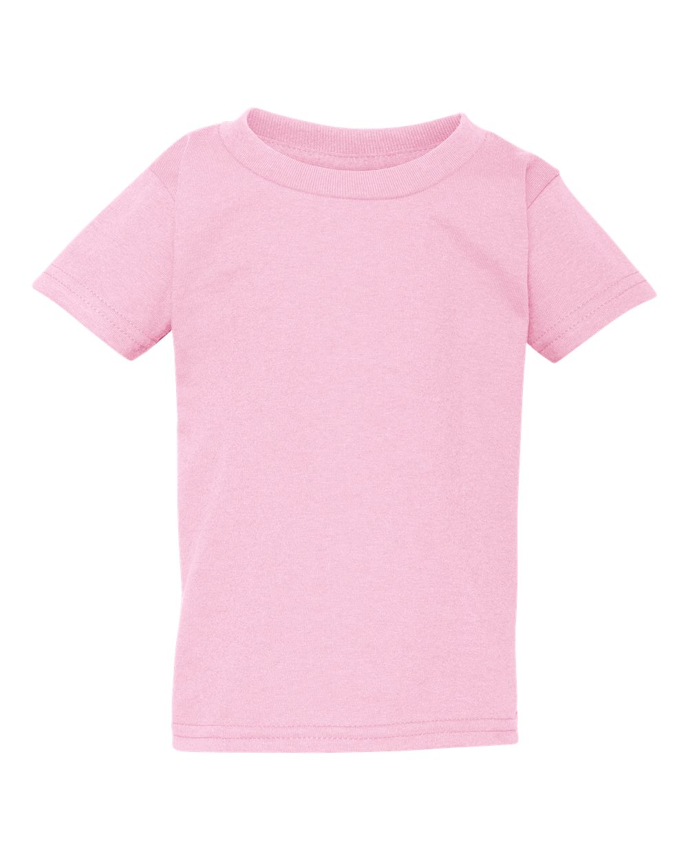Front View of Light Pink Heavy Cotton™ Toddler T-Shirt - 5100P